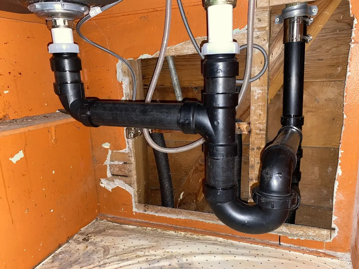 Professional Pipe Bursting equipment and tools on the job in Rockport